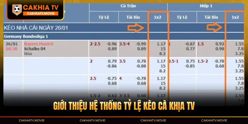 Giới thiệu hệ thống tỷ lệ kèo Cà khịa TV